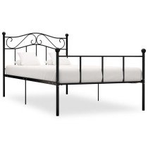 Bed Frame Grey Metal 180x200 cm 6FT Super King