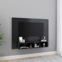 TV-Wandschrank Hochglanz-Weiß 120x23,5x90 cm Holzwerkstoff