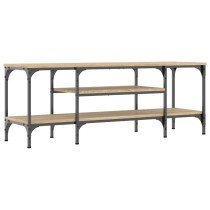 TV Cabinet Grey Sonoma 121x35x45 cm Engineered Wood&Iron