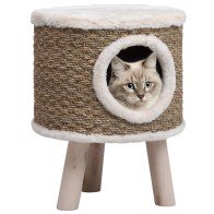Cat House with Wooden Legs...