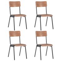 Dining Chairs 2 pcs Brown...