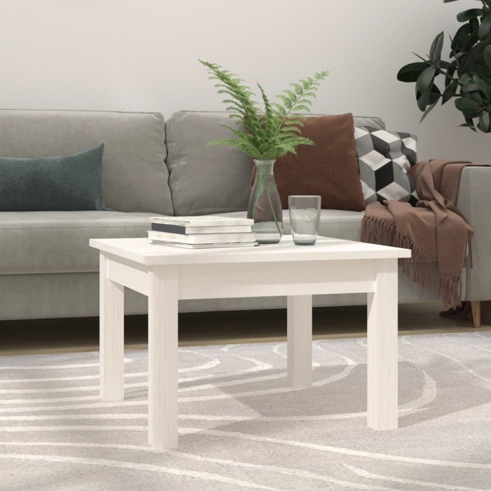 Coffee Table Honey Brown 55x55x30 cm Solid Wood Pine