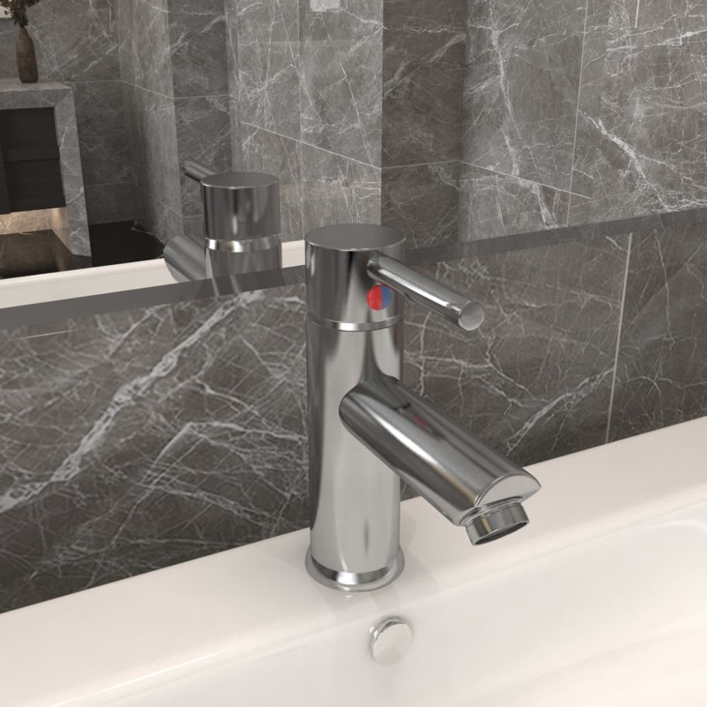 Bathroom Basin Faucet Grey 130x176 mm