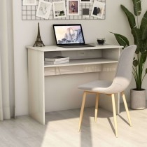 Desk Grey 90x50x74 cm Engineered Wood