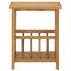 Zeitungstisch 45x35x55 cm Eiche Massivholz