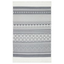 Rug Grey and White 120x180 cm Cotton