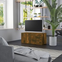 TV Cabinet Grey 80x34x36 cm Engineered Wood