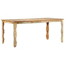 Dining Table 110x52x76 cm Solid Wood Reclaimed
