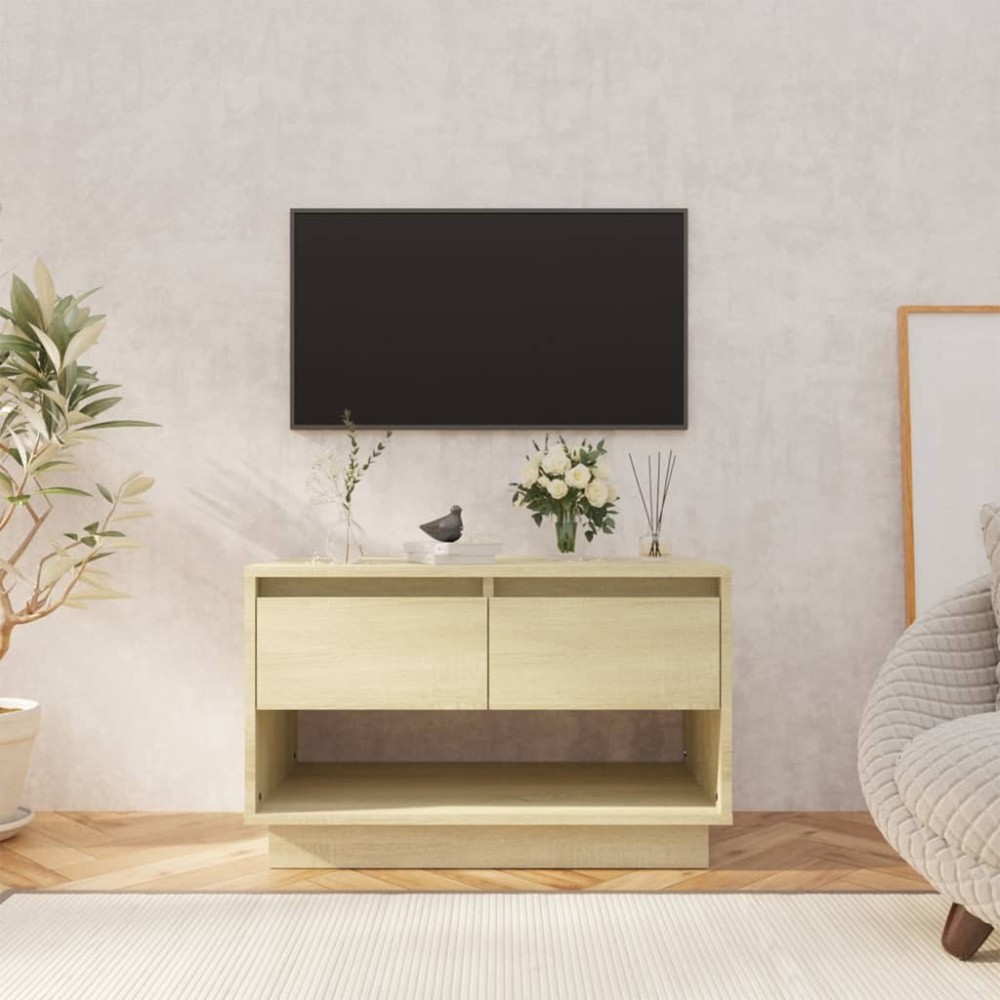 TV Cabinet Concrete Grey 70x41x44 cm Engineered Wood