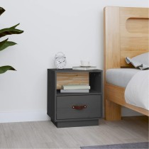 Bedside Cabinets 2 pcs White 40x34x45 cm Solid Wood Pine