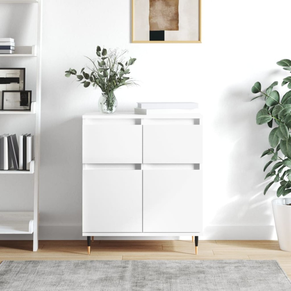 Sideboard White 60x35x70 cm Engineered Wood