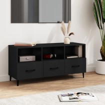 TV Cabinet Brown Oak 102x35x50 cm Engineered Wood