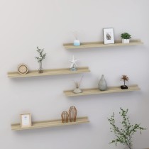 Wall Shelves 2 pcs Concrete Grey 40x9x3 cm