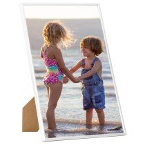 Bilderrahmen Collage 3 Stk. für Wand Tisch Weiß 21x29,7 cm MDF