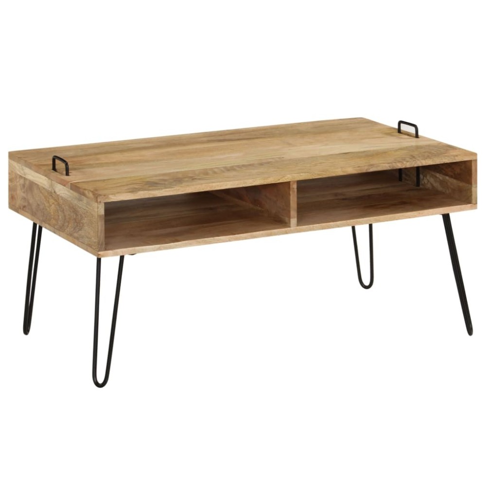 Couchtisch Mangoholz Massiv 100 x 60 x 45 cm