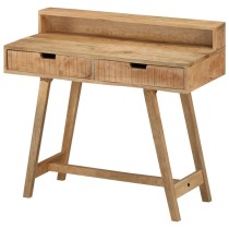 Desk 100x45x90 cm Solid Rough Mango Wood