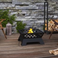 Fire Pit with Poker 50 cm...