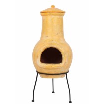 RedFire Fireplace Tampico Yellow 31x31x68 cm Clay