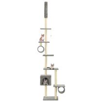 Cat Tree with Sisal Scratching Posts 260 cm Beige
