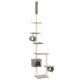 Cat Tree with Sisal Scratching Posts 260 cm Beige