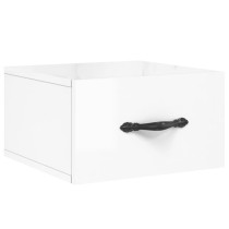 Wall-mounted Bedside Cabinet Concrete Grey 35x35x20 cm