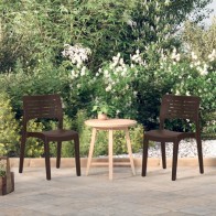 Garden Chairs 2 pcs Mocha...