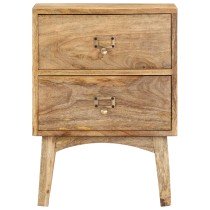 Bedside Cabinet 40x35x55 cm Solid Mango Wood