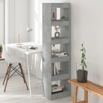 Book Cabinet/Room Divider Smoked Oak 40x30x166 cm