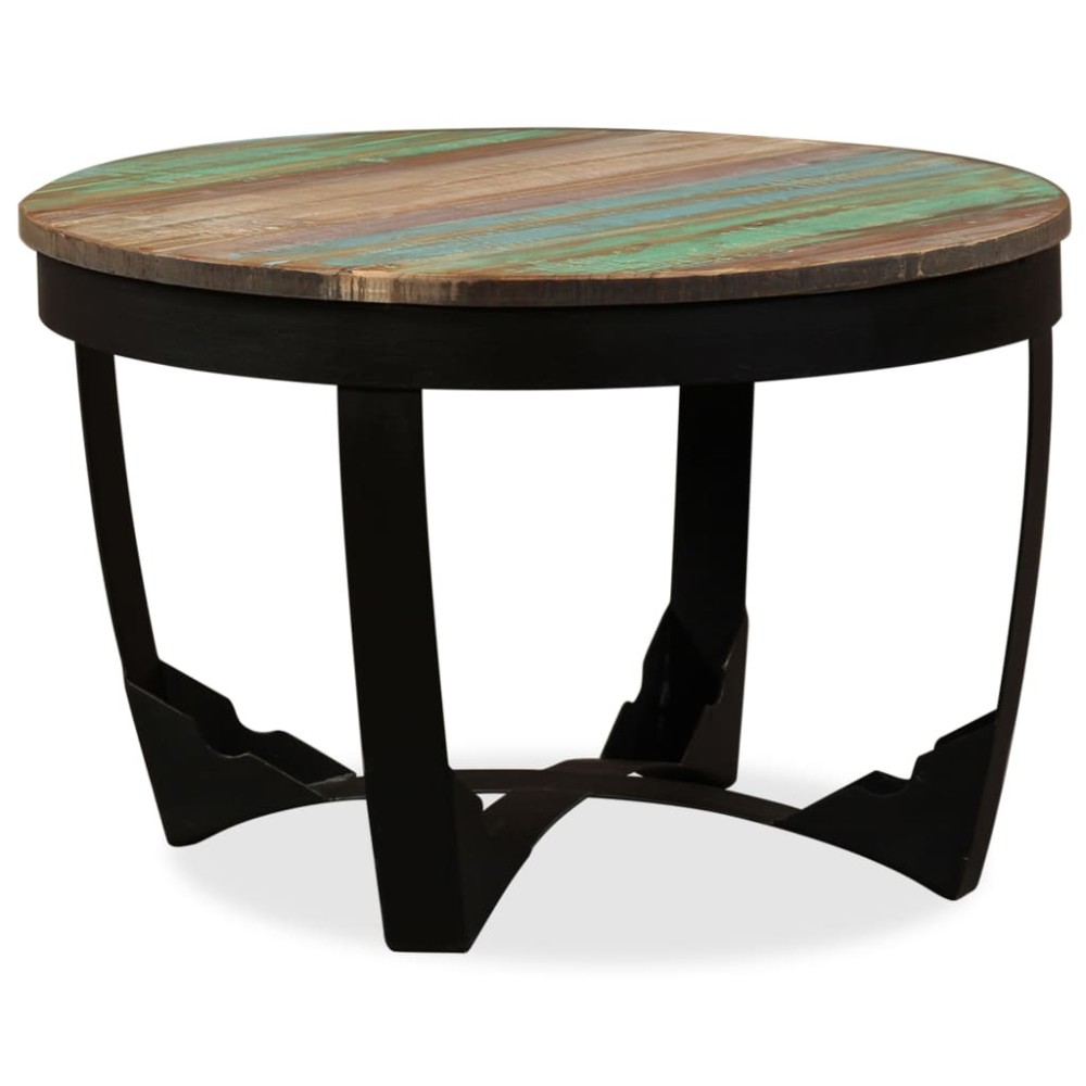 Side Table Solid Rough Mango Wood 60x40 cm