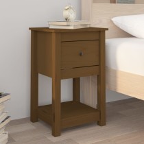 Bedside Cabinets 2 pcs White 40x35x61.5 cm Solid Wood Pine