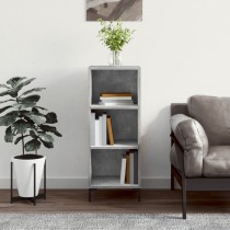 Sideboard High Gloss White 34.5x32.5x90 cm Engineered Wood