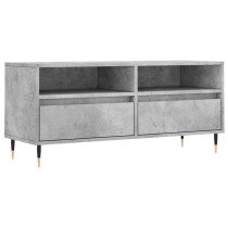 TV Cabinet Concrete Grey 100x34.5x44.5 cm Engineered Wood