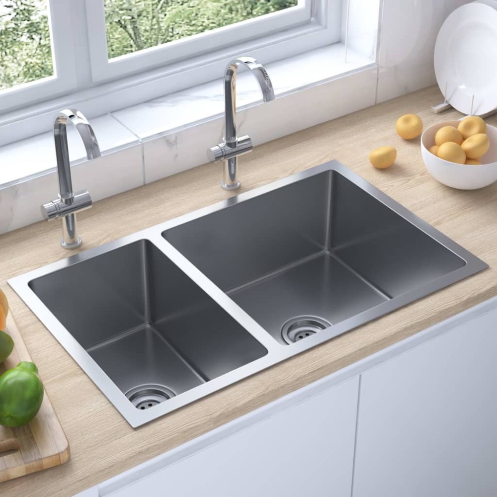 Kitchen Sink Black Stainless Steel