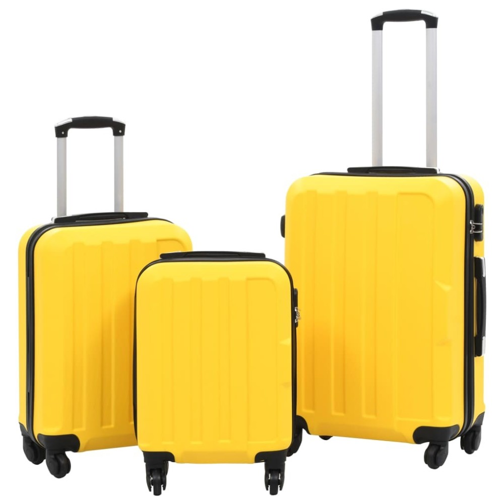 Hartschalen-Trolley-Set 3 Stk. Lila ABS