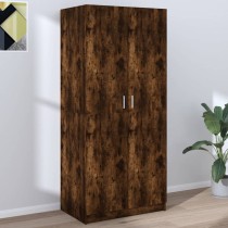 Wardrobe Grey Sonoma 80x50x180 cm Engineered Wood