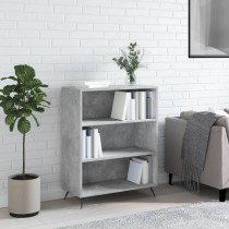 Bookcase White 69.5x32.5x90 cm Engineered Wood