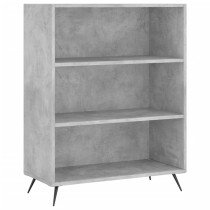 Bookcase White 69.5x32.5x90 cm Engineered Wood