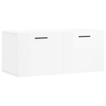 Wall Cabinet Smoked Oak 100x36.5x35 cm Engineered Wood