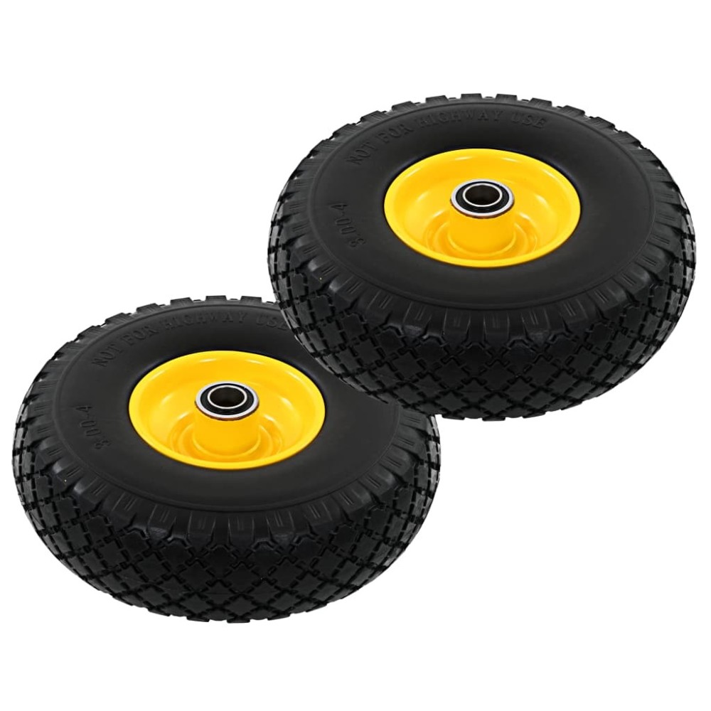 Sack Truck Wheels 2 pcs Solid PU 3.00-4 (260x85)