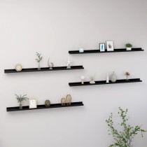 Wall Shelves 2 pcs Concrete Grey 40x9x3 cm