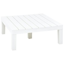 Garden Table White 78x78x31 cm Plastic
