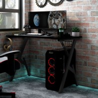 Gaming Desk with Y Shape...