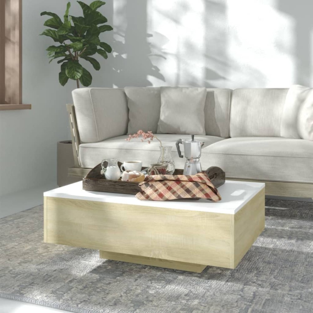 Couchtisch Räuchereiche 115x60x31 cm Holzwerkstoff