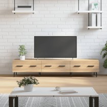 TV Cabinet Brown Oak 150x36x30 cm Engineered Wood
