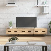 TV Cabinet Brown Oak 150x36x30 cm Engineered Wood