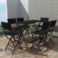 7 Piece Folding Outdoor...