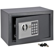 HI Safe with Electric Lock Dark Grey 31x20x20 cm