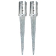 Ground Spikes 6 pcs Silver...
