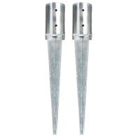 Ground Spikes 6 pcs Silver...