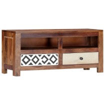 TV Cabinet 90x30x40 cm Solid Sheesham Wood